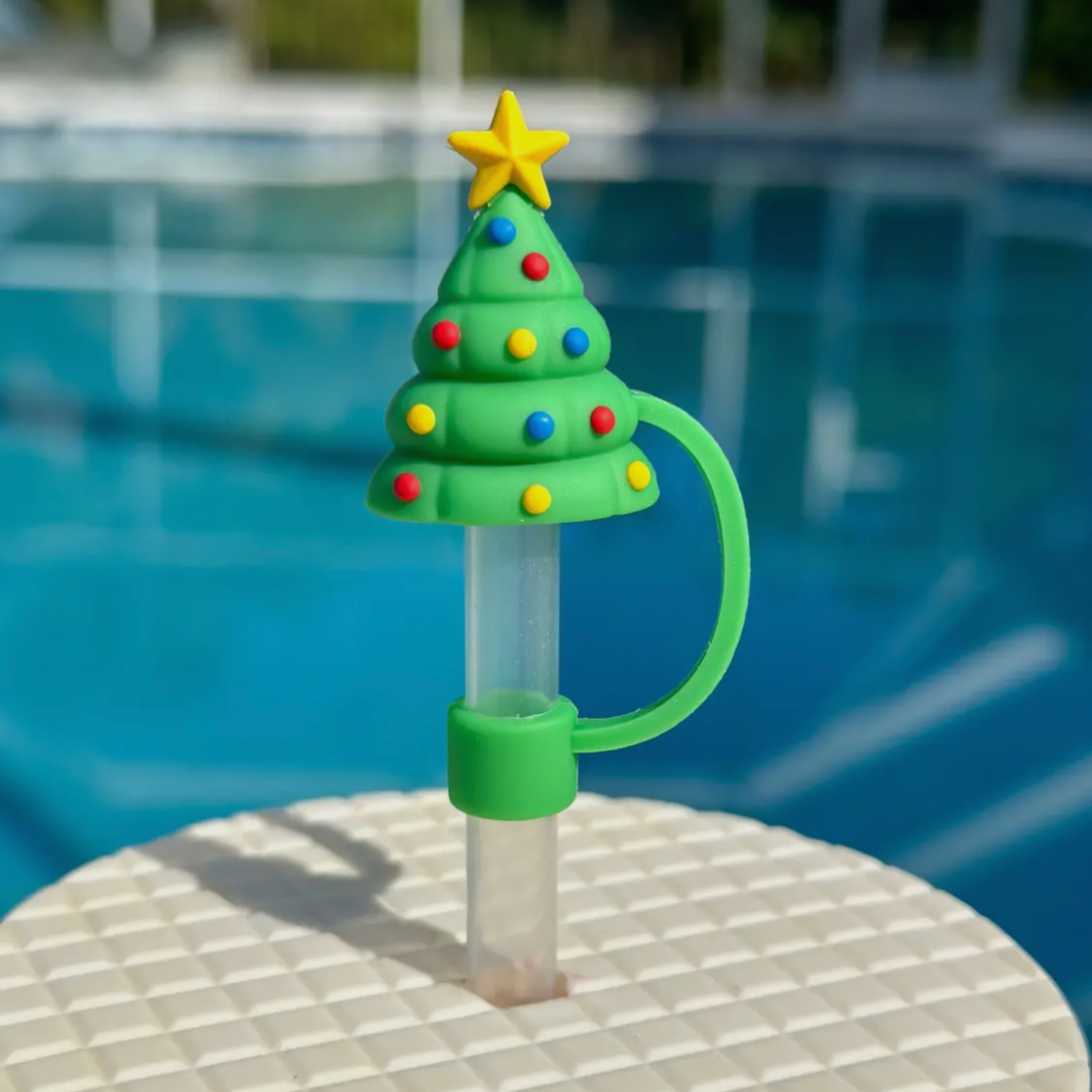 Christmas Tree Straw Topper