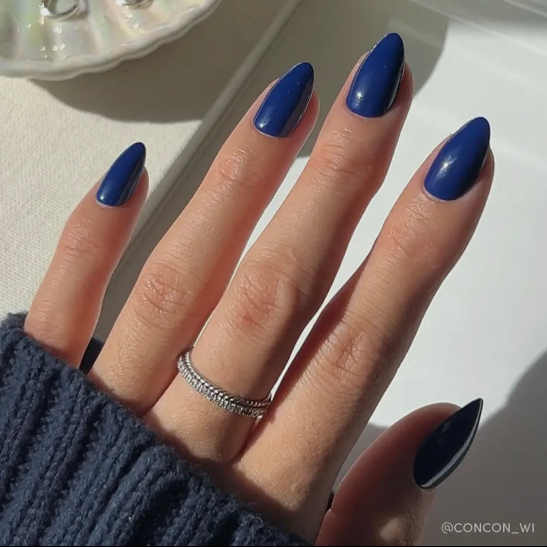 Glamnetic Midnight Blue Press-on Nails