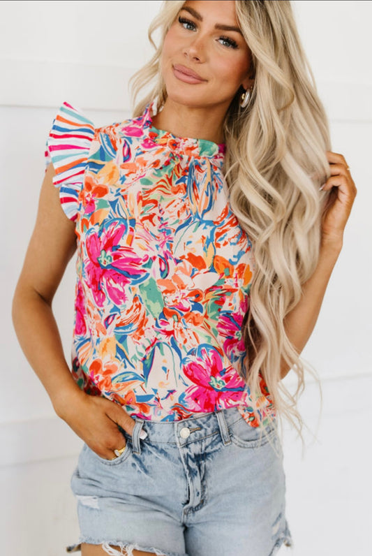 Tropical Floral Top