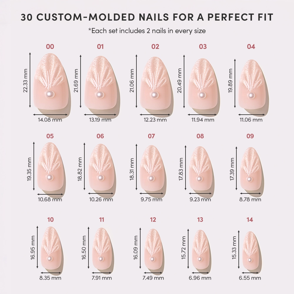 Glamnetic Honeymoon Press-on nails