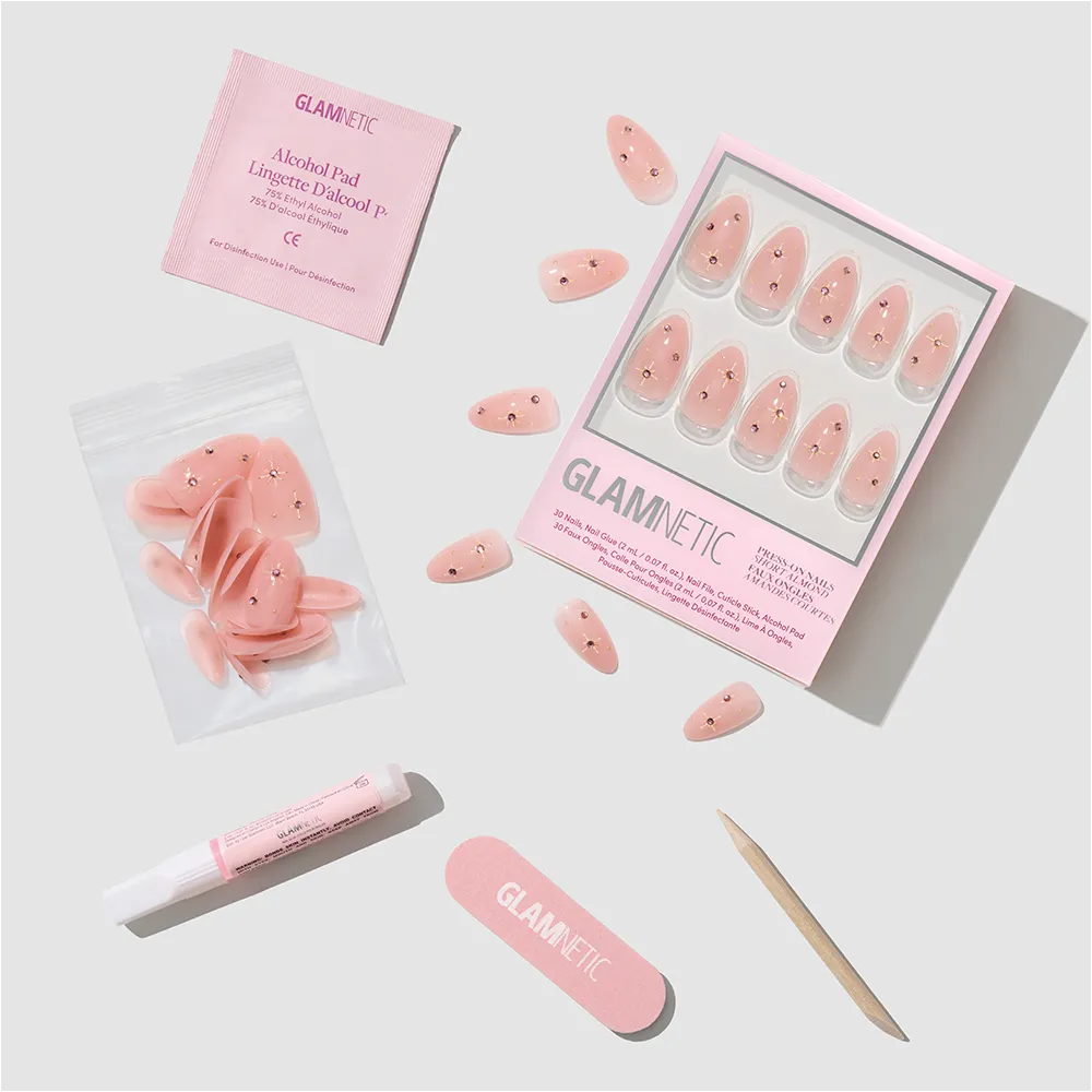 Glamnetic Pink Comet Press-on Nails