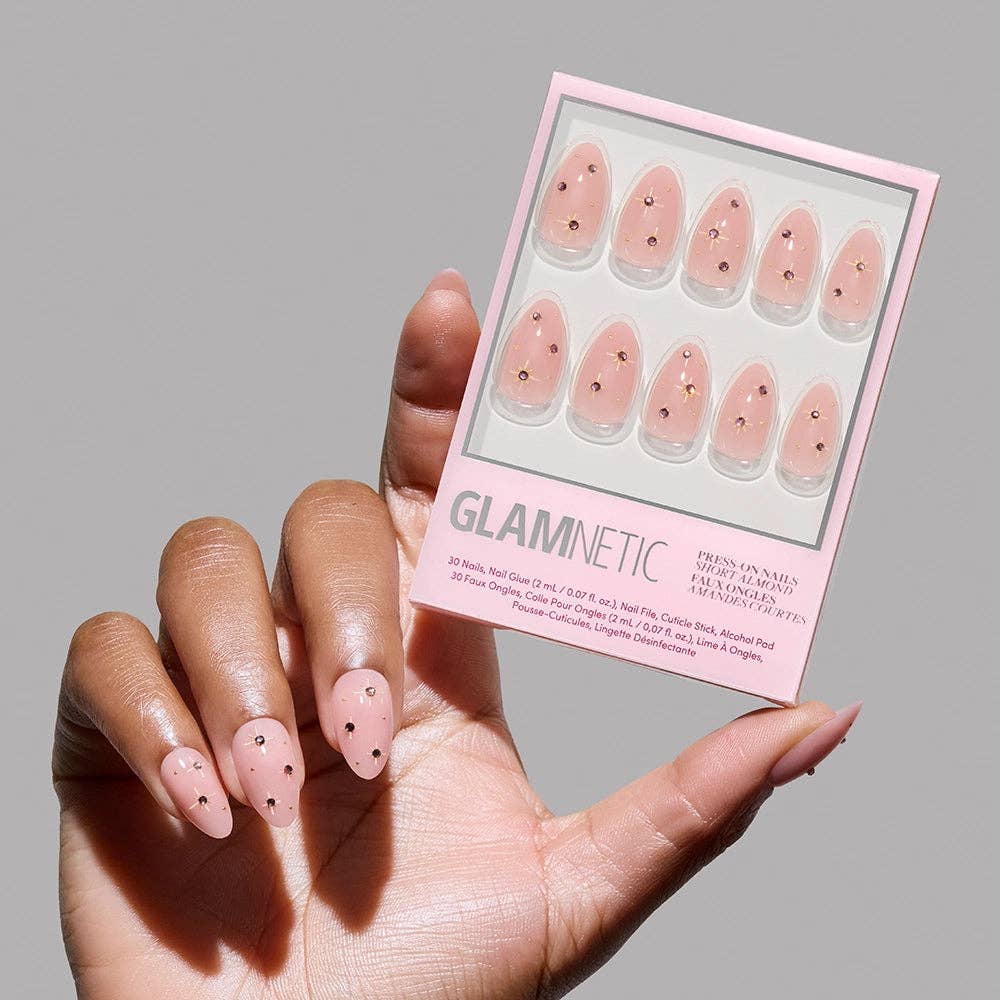 Glamnetic Pink Comet Press-on Nails