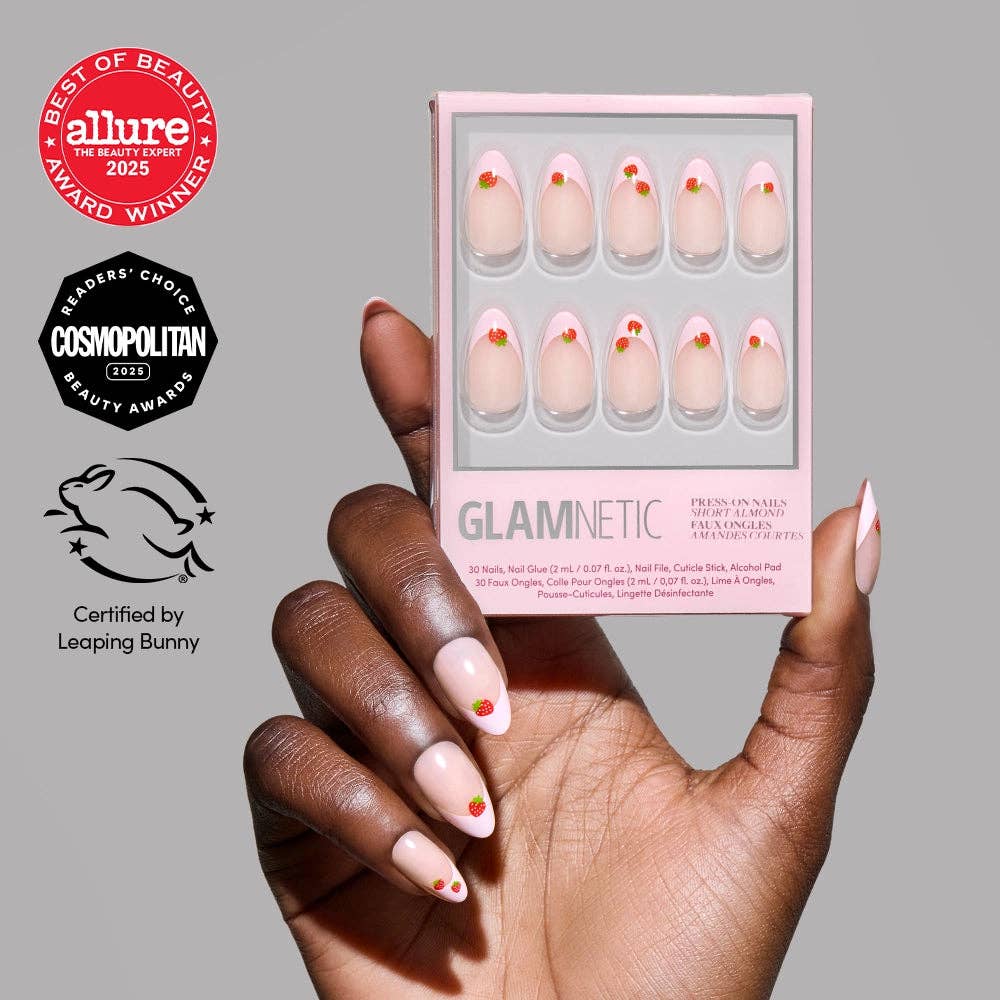 Glamnetic Strawberry Bits Press-on Nails