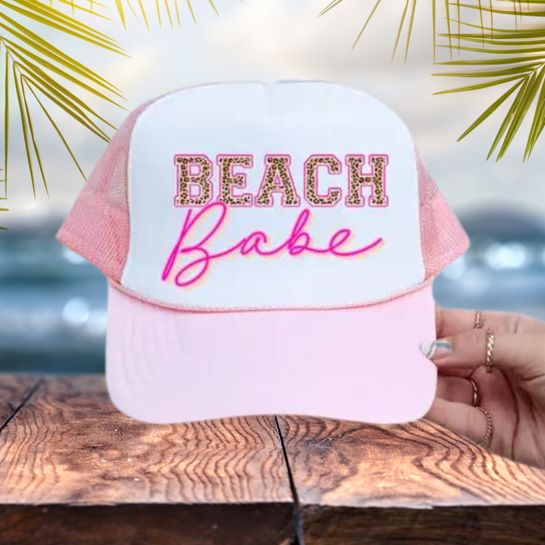 Leopard Beach Babe Trucker Hat