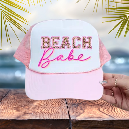 Leopard Beach Babe Trucker Hat