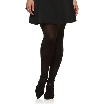 Black Thermal Plush Lined Tights