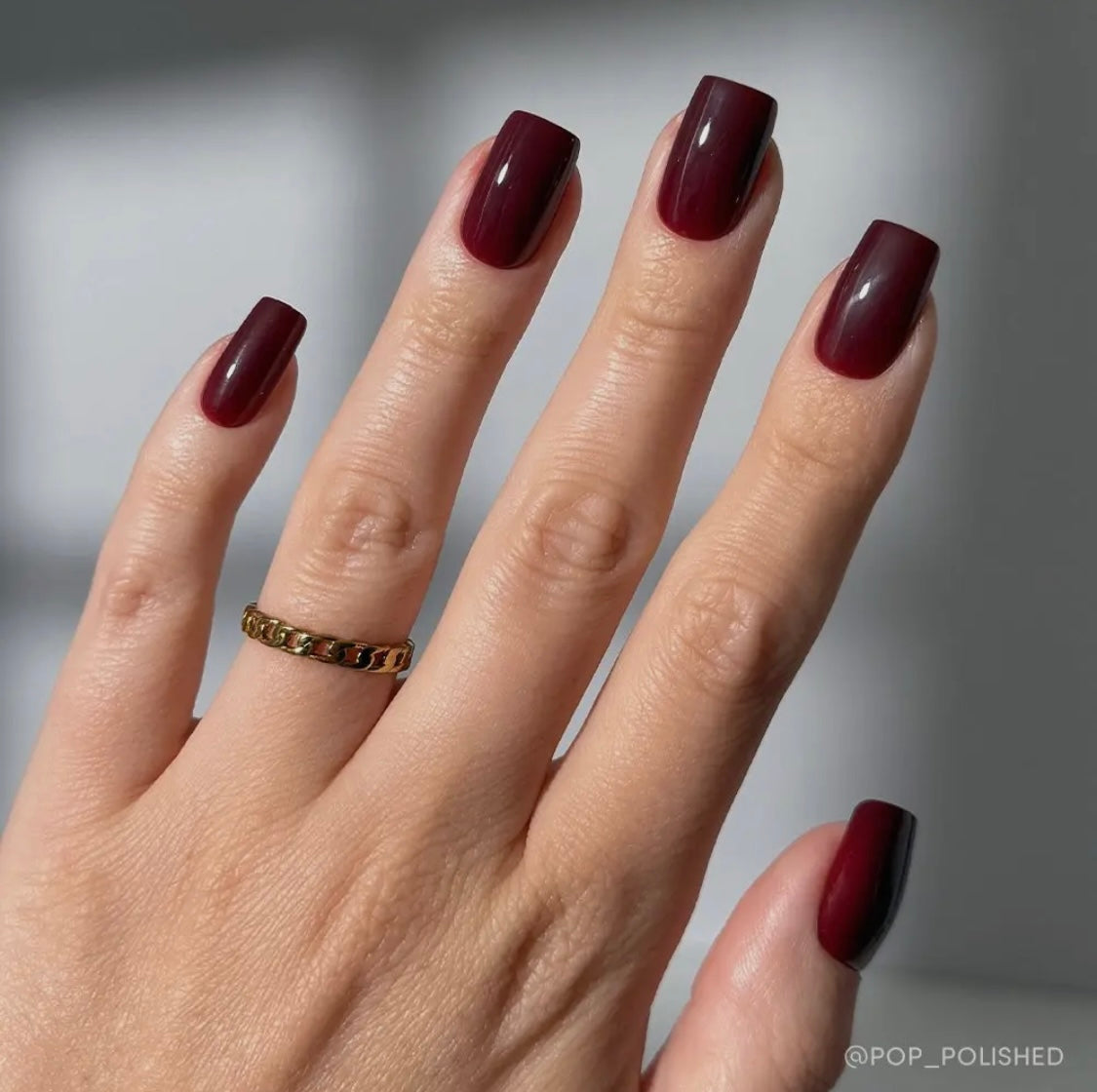 Glamnetic Cherry Mocha Press-On Nails