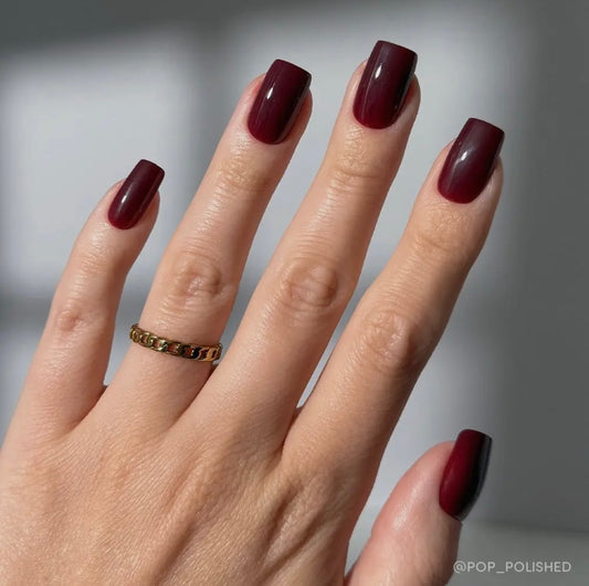 Glamnetic Cherry Mocha Press-On Nails