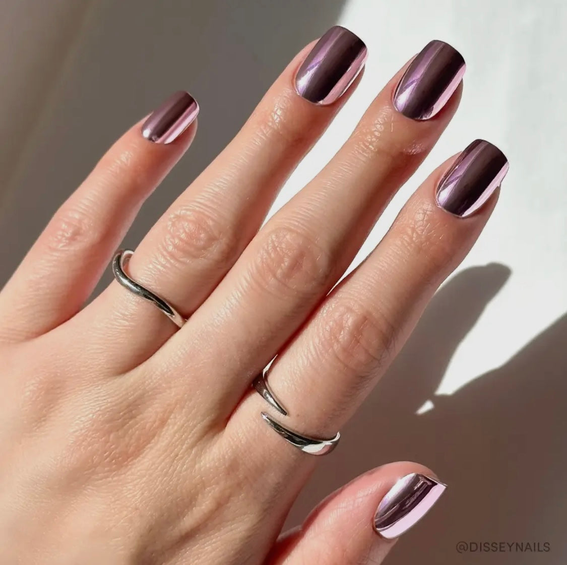 Glamnetic Metallic Blush Press-On Nails