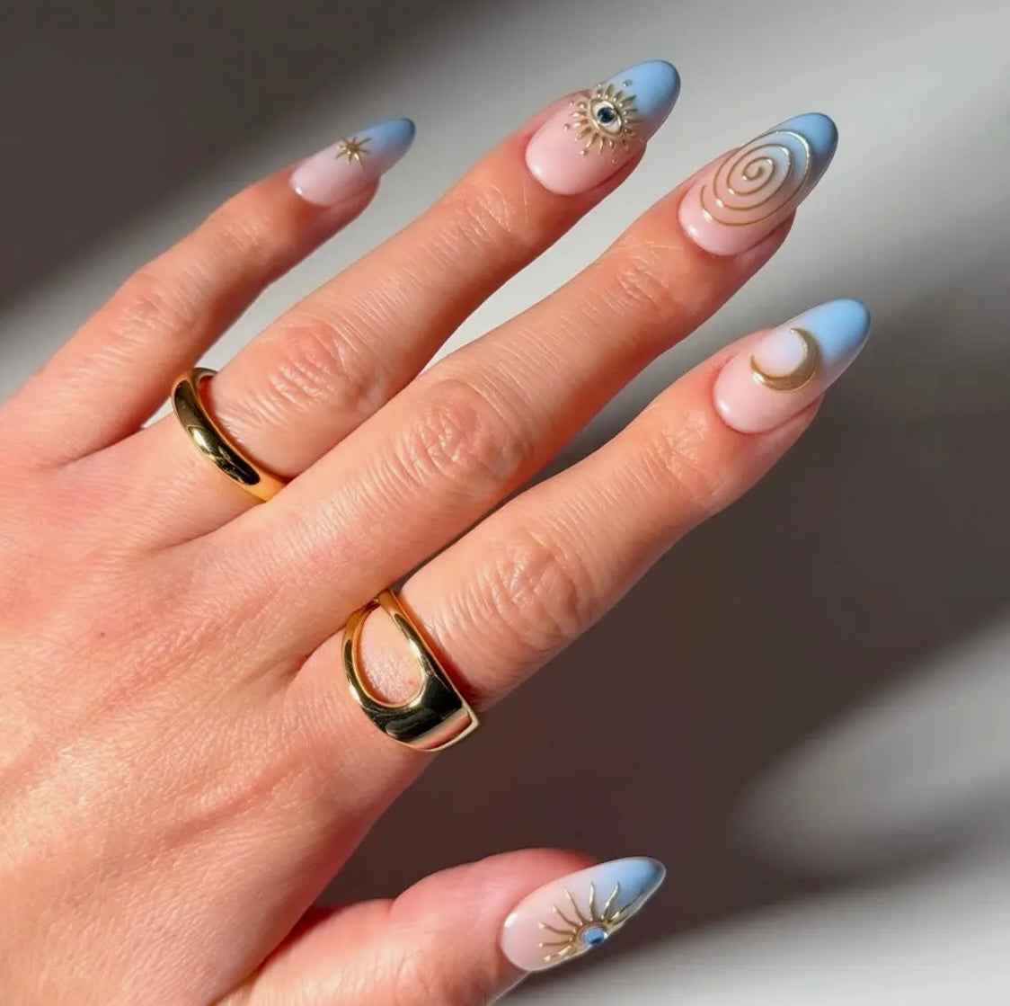 Glamnetic Spirited Sky Press-On Nails
