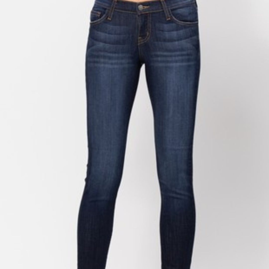 Judy Blue Handsand Rayon Skinny Jeans